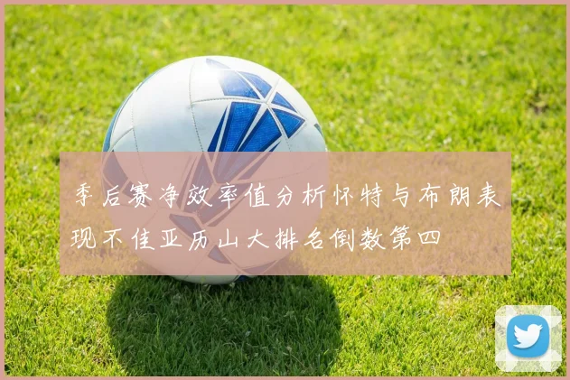 季后赛净效率值分析怀特与布朗表现不佳亚历山大排名倒数第四